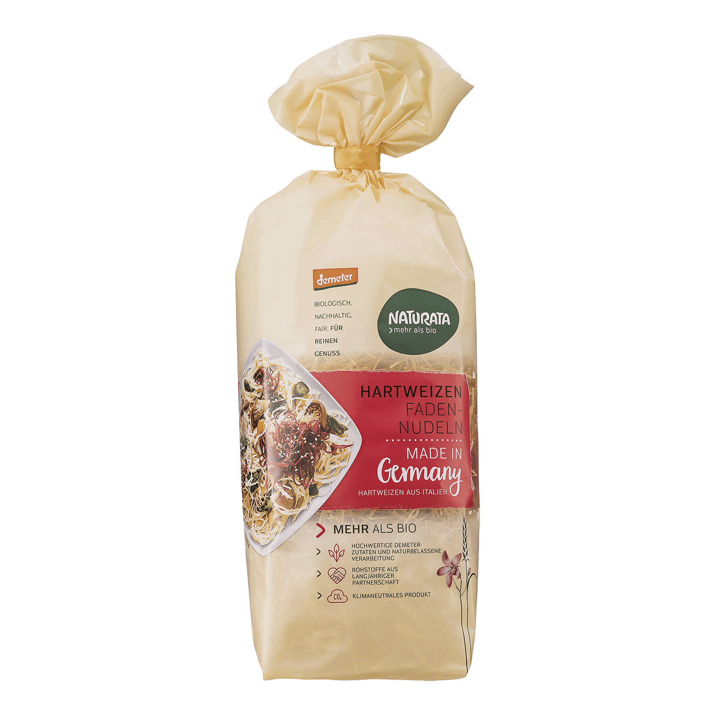 BIO Makaroni, cieto kviešu, nūdeles zupai, 250g